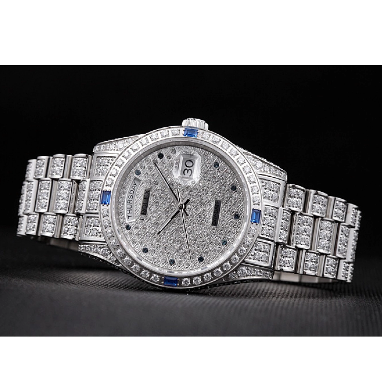 Best AAA Replica Sites Swiss 621613 Day-Date Rolex Diamonds-srl183 0817